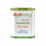Buy Oyo Baby Coconut Baby Massage Oil a€“ 100 ml|For Faster Physical Growth ForA Hydrates Skin Promotes Hair Growth Improves Bones Strength |Cold Pressed | - Purplle