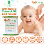 Buy Oyo Baby Coconut Baby Massage Oil a€“ 100 ml|For Faster Physical Growth ForA Hydrates Skin Promotes Hair Growth Improves Bones Strength |Cold Pressed | - Purplle