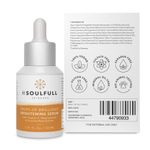 Buy Be Soulfull Brightening Serum with Vitamin C, Niacinamide & Licorice Root Extract for Natural Glow | Brightens, Hydrates & Repairs Skin | For Men & Women - 30ml - Purplle