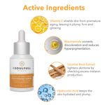 Buy Be Soulfull Brightening Serum with Vitamin C, Niacinamide & Licorice Root Extract for Natural Glow | Brightens, Hydrates & Repairs Skin | For Men & Women - 30ml - Purplle