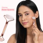 Buy Be Soulfull Rose Quartz Face Massage Roller |For Anti- Ageing, Skin Firming & Serum Application in a magnetic storage box I For Men & WomenI For Men & Women - Purplle