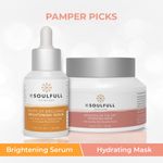 Buy Be Soulfull Pamper Picks I Mask & Serum I Vegan & Cruelty Free I No Parabens, Sulphates & Silicones I All Skin Type I For Men & Women - 2 Products - Combo of 2 - Purplle