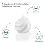 Buy Be Soulfull Anti-Acne Foaming Face Wash | Face wash with 1% Salicylic Acid, 1% Glycolic Acid, Rice Bran Water & Radish Root Ferment | Controls oil, treats active acne | 100 ml - Purplle