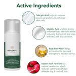 Buy Be Soulfull Anti-Acne Foaming Face Wash | Face wash with 1% Salicylic Acid, 1% Glycolic Acid, Rice Bran Water & Radish Root Ferment | Controls oil, treats active acne | 100 ml - Purplle