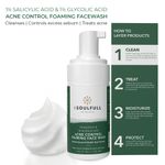 Buy Be Soulfull Clear & Correct| Anti-Acne Foaming Face Wash, Acne Control Serum & Spot Corrector Serum | Fights acne, controls excess oil, unclogs pores, reduces spots & marks | 100 ml,30 ml,30 ml - Purplle