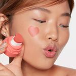 Buy KAJA Cheeky Stamp | Blendable Liquid Blush | 03 Bossy - Soft Coral | Cruelty-free, Vegan, Paraben-free, Sulfate-free, Phthalates-free, K-Beauty - Purplle
