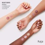 Buy KAJA Beauty Bento Collection| Bouncy Shimmer Eyeshadow Trio | 01 Rosewater - Rose tones | Cruelty free, K-Beauty Mini Palettes - Purplle