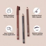 Buy Swiss Beauty Eyebrow pencil - Dark-Brown (1.5 gm) - Purplle