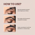 Buy Swiss Beauty Eyebrow pencil - Dark-Brown (1.5 gm) - Purplle