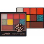 Buy s.f.r color Matte,Simmer & Glitter Combo Eyeshadow Palette 10 Color Mega Mini Eye Palette (14.3g) 7267-03 - Purplle