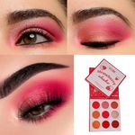 Buy s.f.r color Strawberry Shake Pressed Pigment 9 Multicolor Eyeshadow Palette (9g) 7304 - Purplle