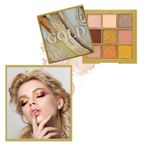 Buy s.f.r color Gold Matte and Shimmer Pressed Pigment 9 Multicolor Eyeshadow Palette (9g) 7351-01 - Purplle