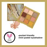 Buy s.f.r color Gold Matte and Shimmer Pressed Pigment 9 Multicolor Eyeshadow Palette (9g) 7351-01 - Purplle