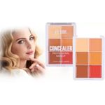 Buy s.f.r color Professional Makeup 6 Color Concealer Pallete (16.8g) 7324-01 - Purplle