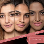 Buy Faces Canada Weightless Matte Finish Lipstick Punch Pink P02 (4.5 gm) - Purplle