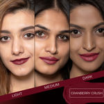 Buy Faces Canada Weightless Matte Finish Lipstick Cranberry Crush P10 (4.5 g) - Exclusively on Purplle - Purplle