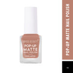 Buy Swiss Beauty POP-UP Matte Nail Polish 40 Brown (10 ml) - Purplle