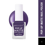 Buy Swiss Beauty POP-UP Matte Nail Polish 42 Purple (10 ml) - Purplle