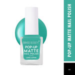 Buy Swiss Beauty POP-UP Matte Nail Polish 44 Teal (10 ml) - Purplle
