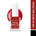 Buy Swiss Beauty POP-UP Matte Nail Polish 45 Red (10 ml) - Purplle