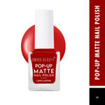 Buy Swiss Beauty POP-UP Matte Nail Polish 46 Red (10 ml) - Purplle