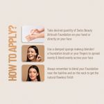 Buy Swiss Beauty Airbrush Finish Full Coverage Foundation Caramel Beige (30 ml) - Purplle