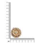 Buy Jazz And Sizzle Gold-Plated Pink & White Stone Studded Antique Finger Ring - Purplle