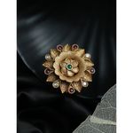 Buy Jazz And Sizzle Gold-Plated Pink & White Stone Studded Antique Finger Ring - Purplle