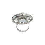 Buy Jazz And Sizzle Gold-Plated Pink & White Stone Studded Antique Finger Ring - Purplle