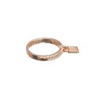 Buy Jazz And Sizzle Rose Gold Plated Red & White AD Studded Handcrafted Adjustable Finger Ring - Purplle