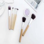 Buy Bronson Professional Super Soft bristles HD finish Bamboo 11 pc makeup brush set with pouch - Purplle