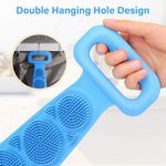Buy Bronson Professional Back Scrubber Belt Cleaning Exfoliating Bath Brush (color & design may vary) 1 Pc - Purplle