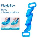 Buy Bronson Professional Back Scrubber Belt Cleaning Exfoliating Bath Brush (color & design may vary) 1 Pc - Purplle