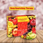 Buy Vaadi Herbals Fruit Splash Soap with Extracts of Orange, Peach, Green Apple & Lemon (5 + 1 Free) (75 g) (Pack of 6) - Purplle