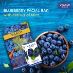 Buy Vaadi Herbals Super Value Pack Of Blueberry Facial Bars With Extract Of Mint (5+1)(25 g X 6) - Purplle
