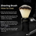 Buy Groomd Cruelty Free Men Shaving Brush with Extra Soft Bristles for All Skin Type Anti Allergic - Purplle