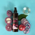 Buy VIA TOKYO ORGANIC Red Onion & Tubaki Oil Hair Oil, Hair growth & Hair fall control, No Sulphates, No Paraben, 200 ml - Purplle