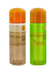 Buy ETERNAL Love for Women Deodorant Perfumed Bodyspray, 200ml & X-Louis for Women Deodorant Perfumed Bodyspray, 200ml - Purplle