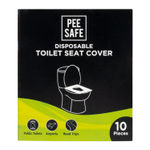 Buy Pee Safe Disposable Toilet Seat Covers | Protects Against Germs | Reduces The Risk Of UTI | For Public Toilets | Travel-Friendly | Environment Friendly | Pack Of 10 - Purplle