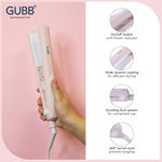 Buy GUBB Hair Dryer & Straightener Combo for Frizz Free & Lustrous Hair - Pink - Purplle