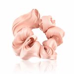 Buy GUBB Hair Scrunchie for Women, Elastic Hair Band - Peach Swirl - Purplle