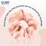 Buy GUBB Hair Scrunchie for Women, Elastic Hair Band - Peach Swirl - Purplle