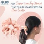 Buy GUBB Hair Scrunchie for Women, Elastic Hair Band - Peach Swirl - Purplle