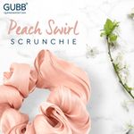 Buy GUBB Hair Scrunchie for Women, Elastic Hair Band - Peach Swirl - Purplle