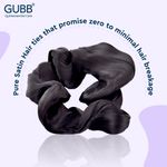 Buy GUBB Hair Scrunchie for Women, Elastic Hair Band - Black Sapphire - Purplle