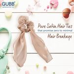 Buy GUBB Hair Scarf Scrunchie for Women, Elastic Hair Band - Golden Hues - Purplle