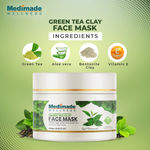 Buy Medimade Anti Aging Fuji Matcha Green Tea Clay Face Mask - 250 gm - Purplle