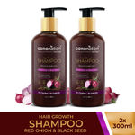 Buy COROnation Herbal Red Onion and Black Seed Hair Growth Shampoo - 300 ml X 2 ( Pack of 2 ) - Purplle