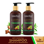 Buy COROnation Herbal Anti Hair Fall Shampoo with Argan Oil & Bhringraj - 300 ml X 2 ( Pack of 2 ) - Purplle