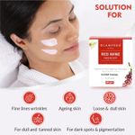 Buy Glamveda Red Wine Advance Anti Ageing Facial Kit (240 gm) - Purplle